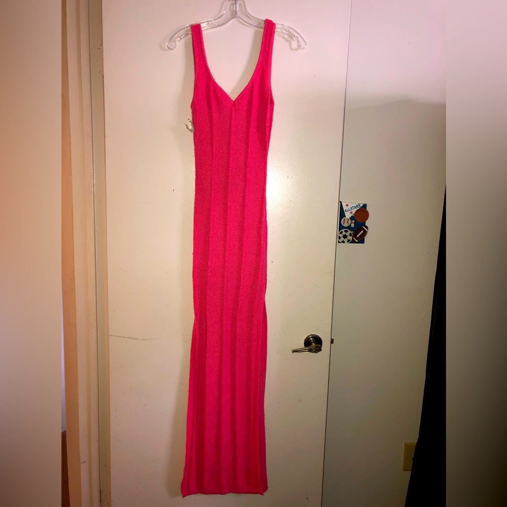 Knitted long dress